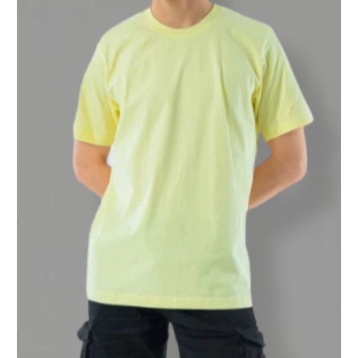 Symbiosys kaos oblong kuning lemon pria