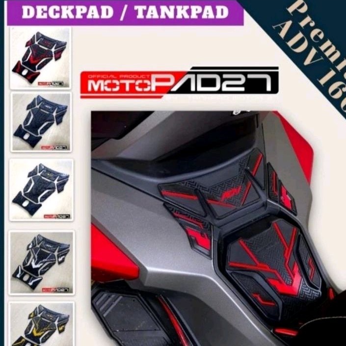 Motopad27 Tankpad ADV 160 Deckpad Rubber karet Honda ADV 160 2022 Karet Premium