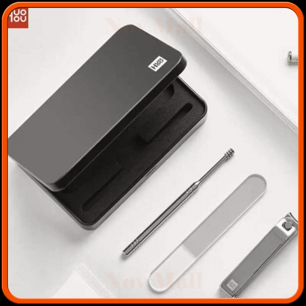 Set Gunting Kuku Manicure Pedicure Nail Clipper Splash Proof -BY020