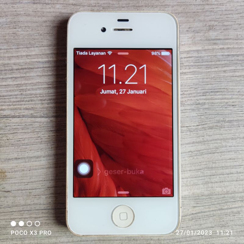 i phone 4s 32GB Bebas Reset Unik iPhone Jadul cek depkripsi