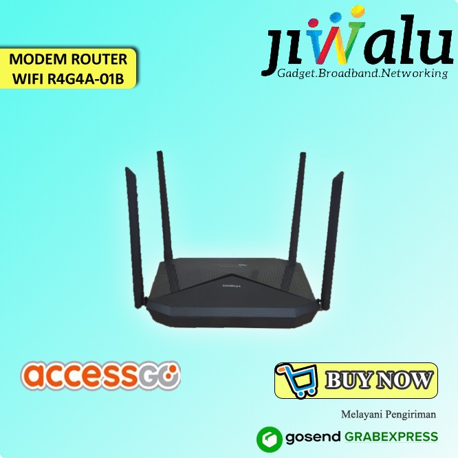 Router Wifi Modem Wifi AccessGo R4G4A-01B 4G LTE 500Mbps Unlock All Operator