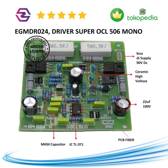 Kit driver super OCL 506 mono GM 024