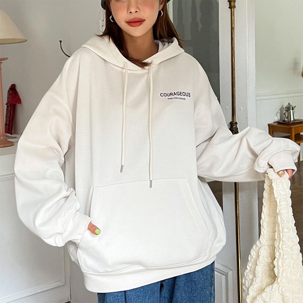 Hoodie Oversize Courageous Star - Korean Style Sweatshirt Oversize XXXL Hoodie Wanita Dan Pria