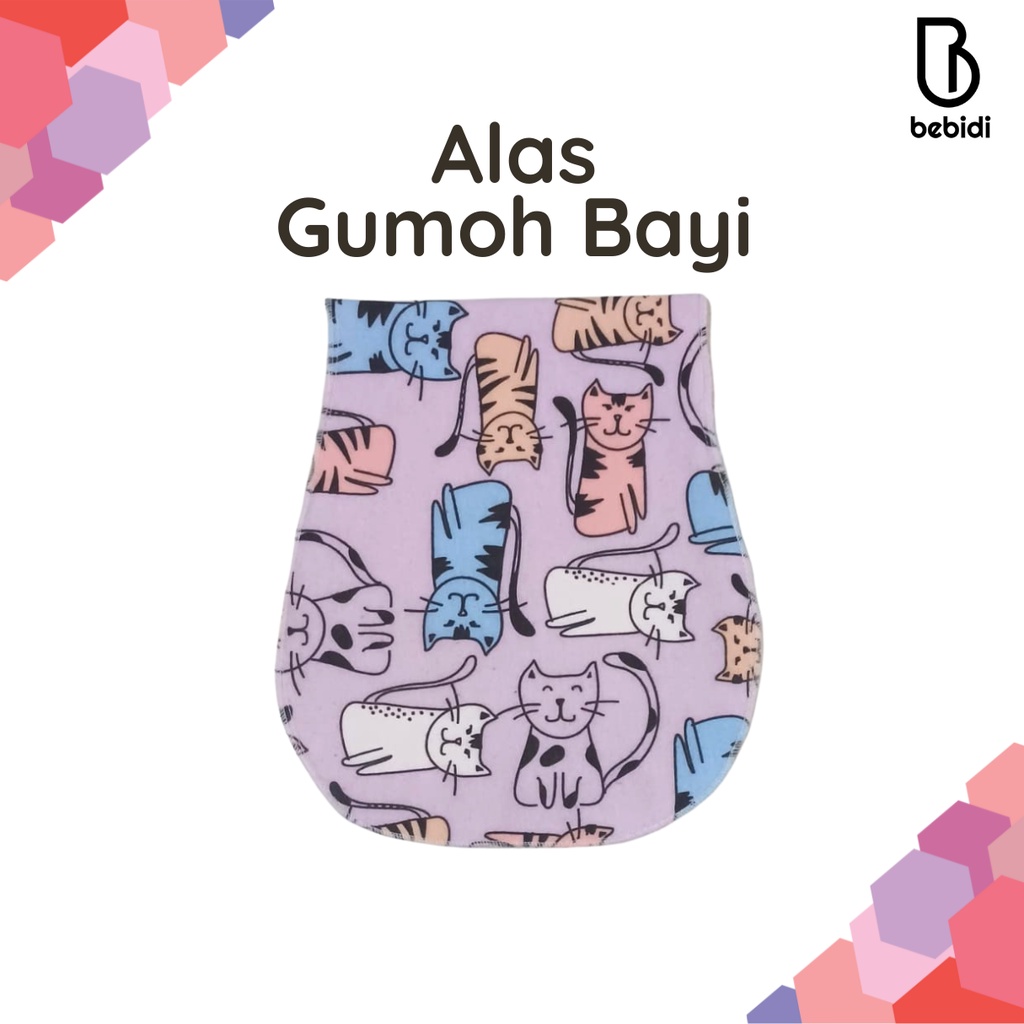 Alas Gumoh Bayi Kaos Lembut bisa dicuci sapu tangan celemek lap bayi