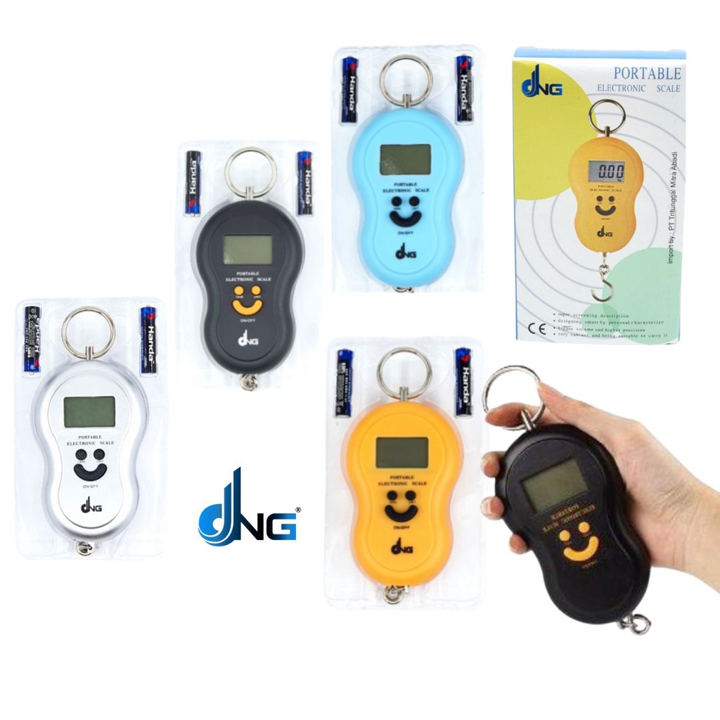 Timbangan Gantung / Timbangan Koper / Timbangan Laundry Digital Backlight Portable Up To 50Kg DNG