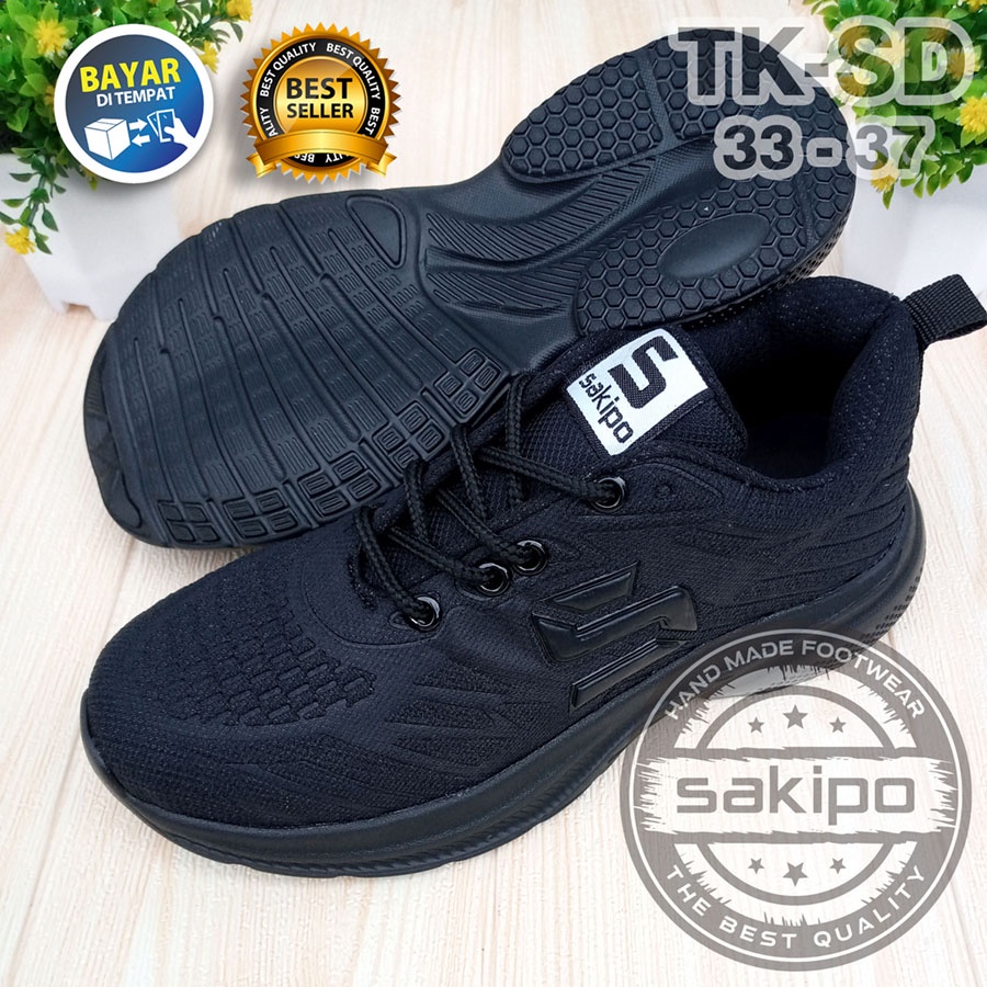 PROMO BTS KEMBALI SEKOLAH !! SEPATU SEKOLAH HITAM POLOS ANAK TK SD UKURAN 33 - 37 / SEPATU HITAM ANAK - ANAK SD / SEPATU SEKOLAH TK / SEPATU KIDS TERBARU / SAKIPO