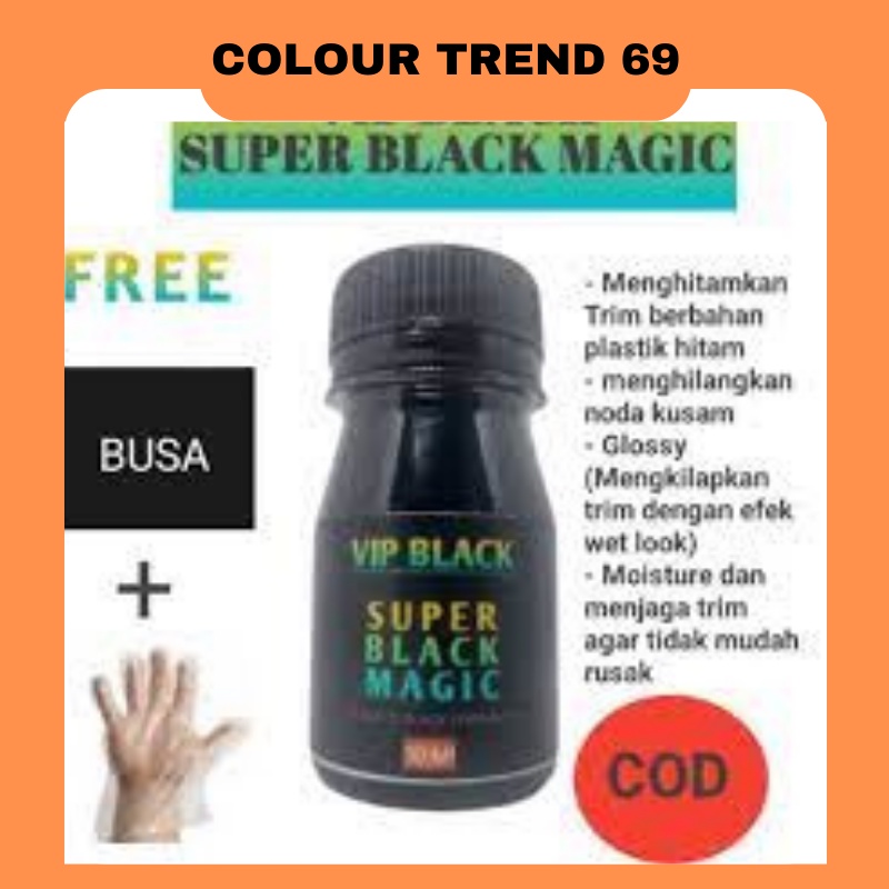 PENGHITAM BODY MOTOR PERMANENT/Penghitam body motor permanen VIP BLACK