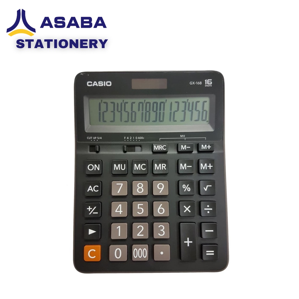 

Asaba Stationery - Kalkulator Toko/Dagang Casio GX-16B