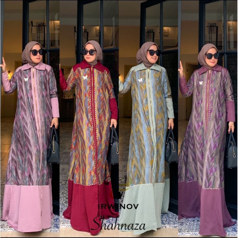 Ready siap kirim shanaza abaya & Quincy dress original by irwinov premium