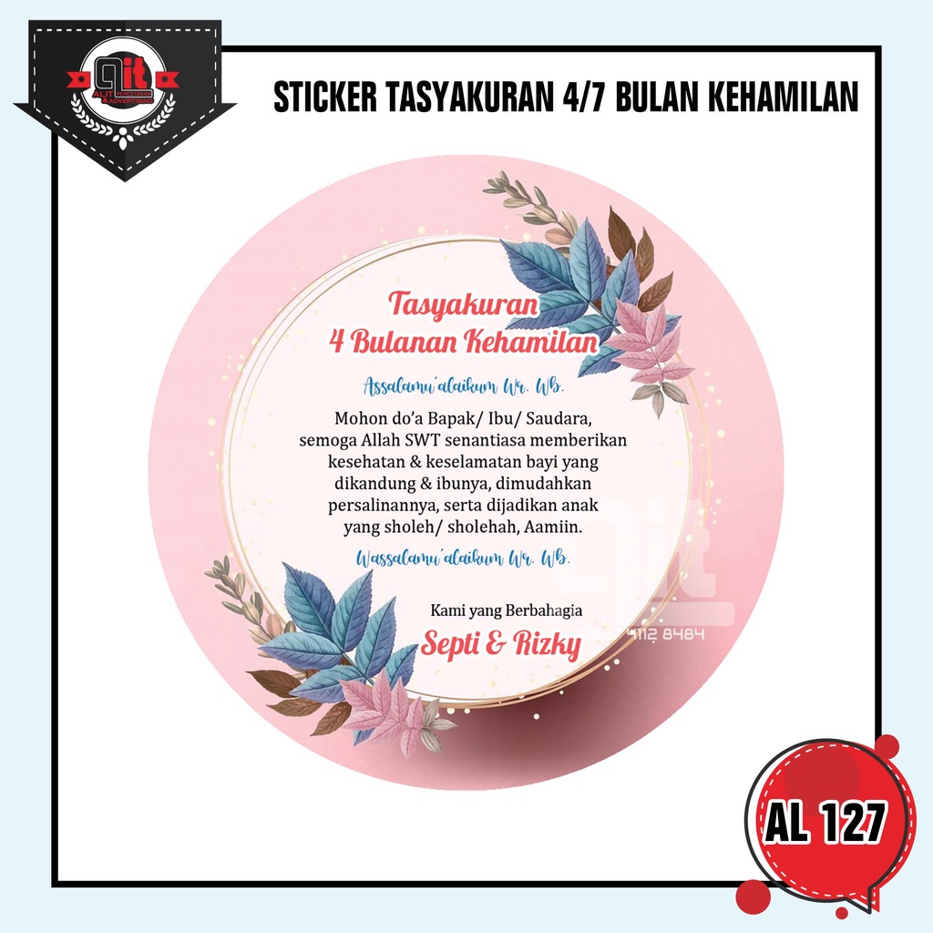 

stiker kehamilan 4 bulanan / 7 bulanan