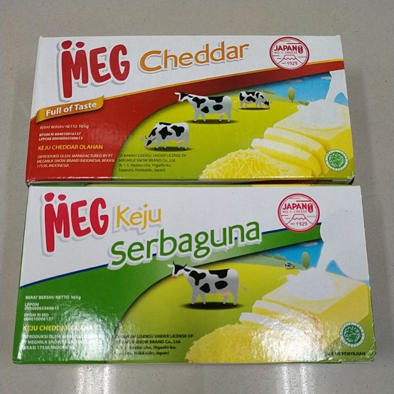 

Meg Keju Cheddar 165gr