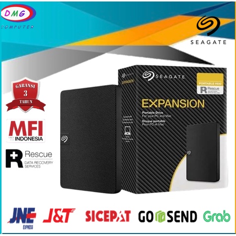 Seagate Expansion Hardisk Eksternal 2TB - Hitam