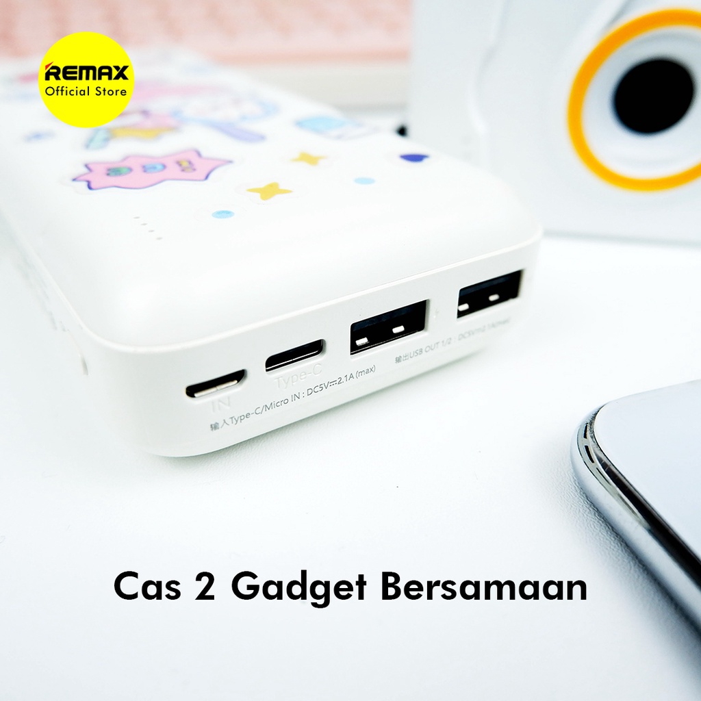 Powerbank Remax Lango RPP-166 20000mAh USB Power Bank FREE STICKER