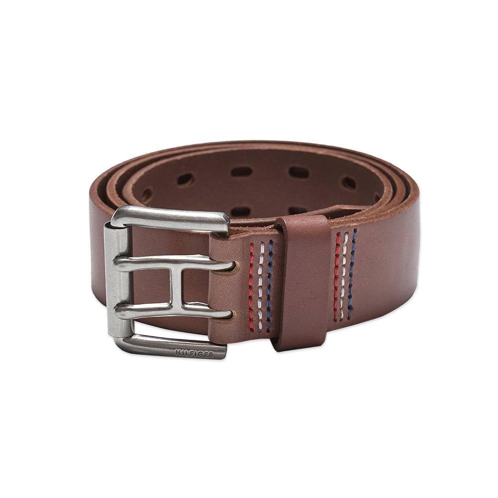 THF H Pin Buckle Leather Belt