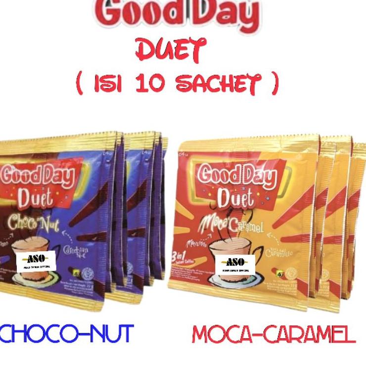 

IdVv2V6 Kopi GOOD DAY DUET 3in1 sachet 22 gram RENCENG ( ISI 10 )