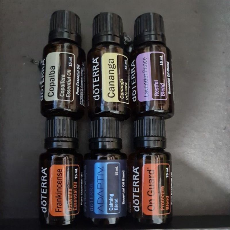 Doterra 15ml ON GUARD  setara  Thieves anti virus bakteri / COPAIBA / DIGESTZEN DIGIZE /  Adaptiv / LAVENDER PEACE SERENITY / CANANGA / FRANKINCENSE  Rilex