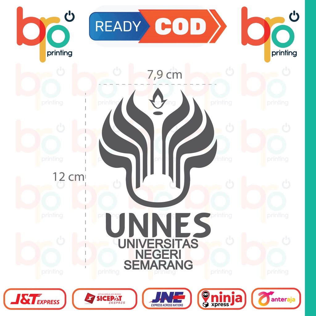 STIKER UNIVERSITAS NEGERI SEMARANG UNNES CUTTING CUTING STICKER