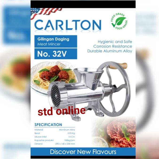Mesin Giling Daging No.32 Carlton Mesin Giling Pelet