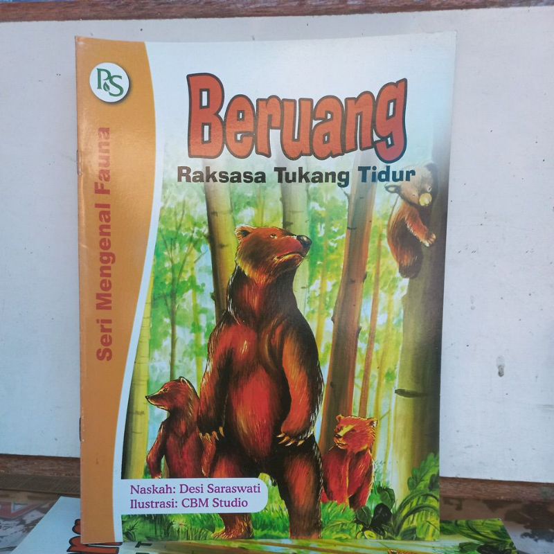 Buku Pengetahuan Anak - Beruang Raksasa Tukang Tidur (Seri Mengenal Fauna)