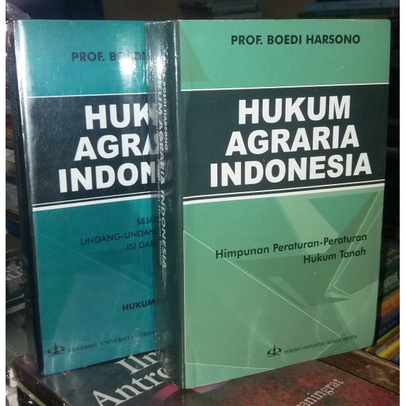 

2 buku hukum agraria indonesia