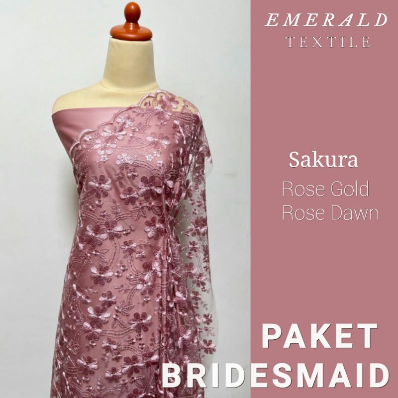 Paket Bridesmaid Spesial Package / Seragam Keluarga / Lamaran / Wisuda / Paket Bridesmais By Emerald Textile