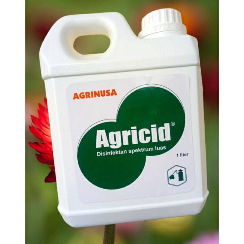 Desinfektan Antiseptik Kandang Ayam  Broiler AGRICID 1 Liter Agrinusa