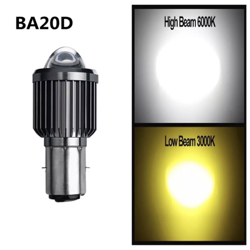TERMURAH LAMPU LED H6 LASER HI LO LAMPU UTAMA MOTOR LED LASER H6 BERKUALITAS DAN SUPER TERANG H6 LASER 2 COLOUR