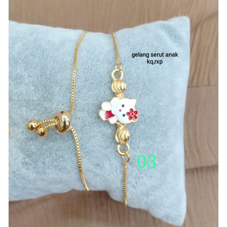 Gelang anak model serut