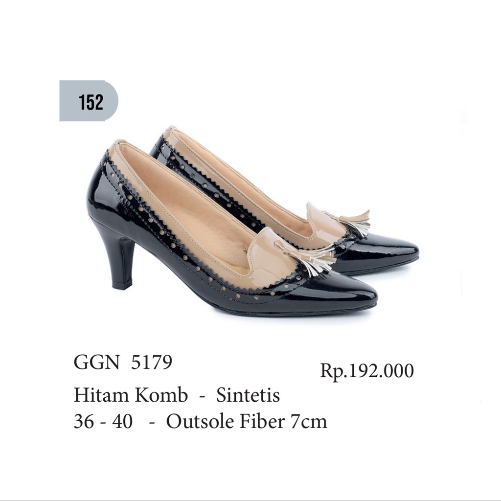 sepatu pantofel wanita,sepatu kerja kantor wanita GGN5179