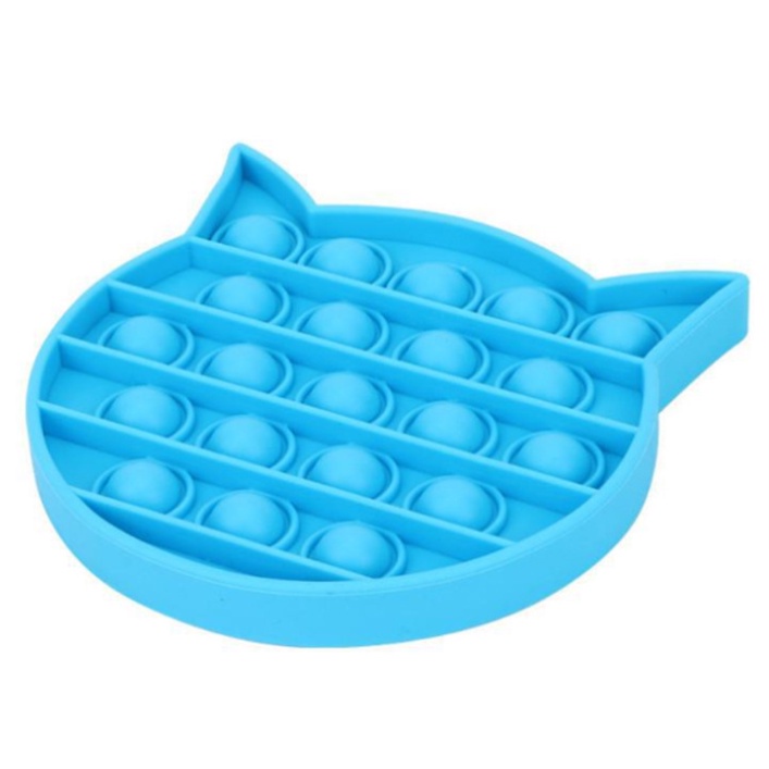 LUCUR Catty Pita Pop it Mainan Edukasi Anak Squishy Multicolor Penghilang Stress Lucu Fidget Toys