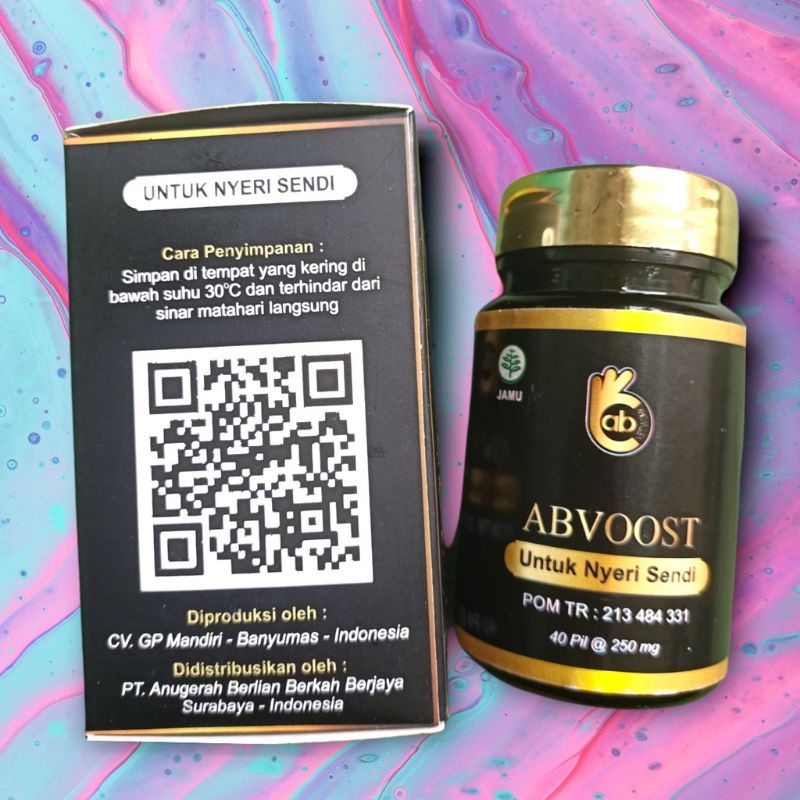 ABVOOST | Abvoost | Ab Voost | Neoboost | Neo boost | PIL HITAM 1 Botol isi 40 Pil