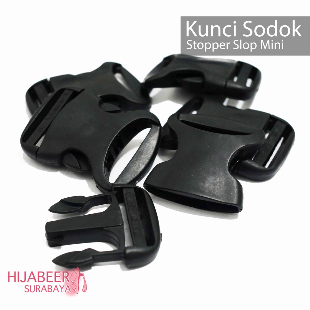 Kunci Sodok Slot Buckle 3,8cm HK SR38 /2 pcs /putih