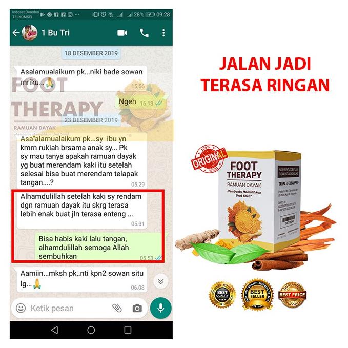 Hot Sale - Foopy Foot Therapy Ramuan Dayak Herbal Terapi Rendam Kaki ,,