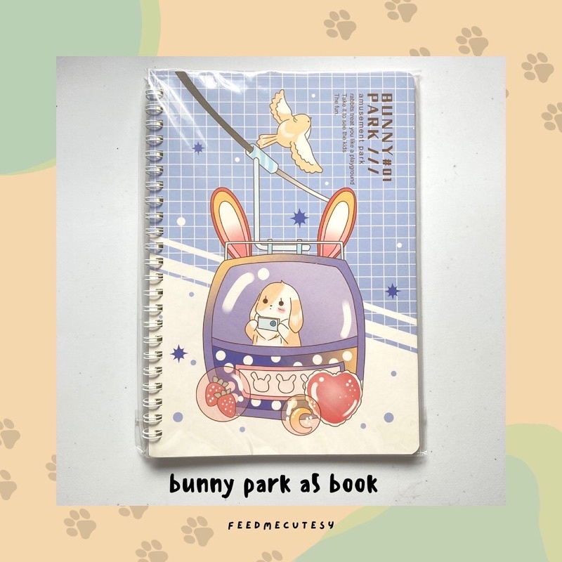 

bunny park a5 book | Feedmecutesy | atk alat tulis lucu anak import