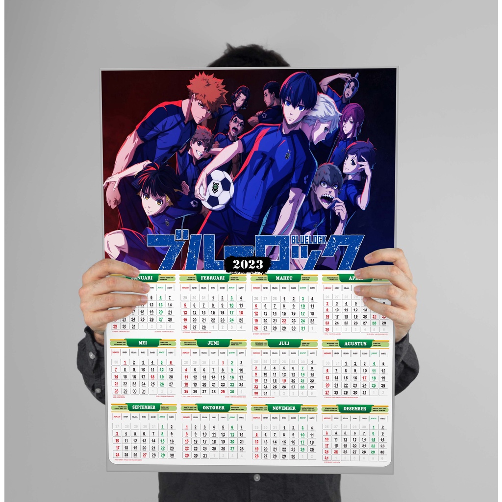 

Kalender Anime Blue Lock 2025 Full 12 Bulan Kalender Anime