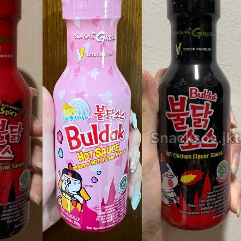 

✵ [HALAL MUI RI] SAMYANG SAUS LIQUID SAUCE HOT CHICKEN ORIGINAL / EXTREMELY SPICY 2X / SAMYANG SAUCE CARBONARA ☻