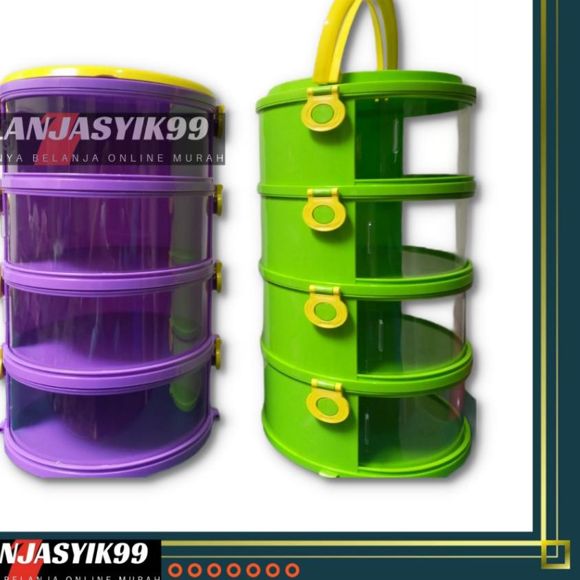 Diskon✔️⭐-TUDUNG SAJI 4 SUSUN / TUDUNG SAJI SUSUN 4 / TUDUNG SAJI WARNA / TUDUNG SAJI PUTIH / TEMPAT