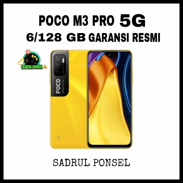 Hp Xiaomi Poco M3 Pro 5G 6/128 Gb- M3 Pro Ram 6Gb Rom 128Gb Grs-Resmi