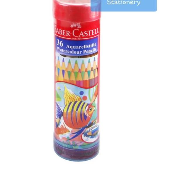 

Update ン Pensil warna 36 / Watercolour pencils round tin 36 warna Faber Castell