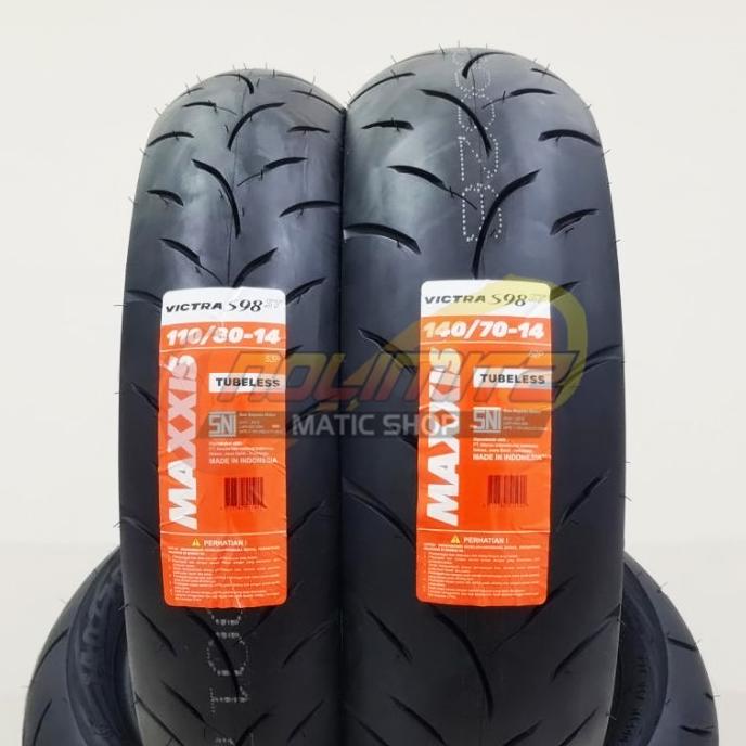 Ban Maxxis Victra Depan Belakang 110/80 - 14 & 140/70 - 14 Aerox 155