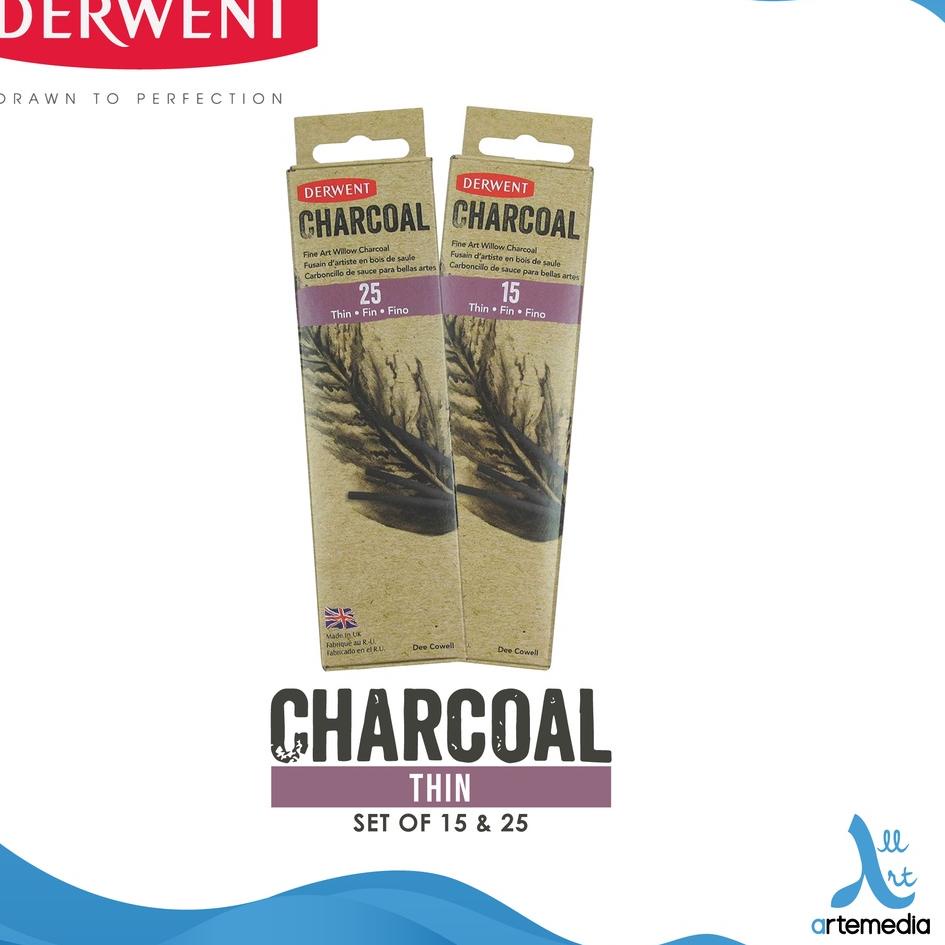 

New Balok Arang Derwent Willow Charcoal Thin