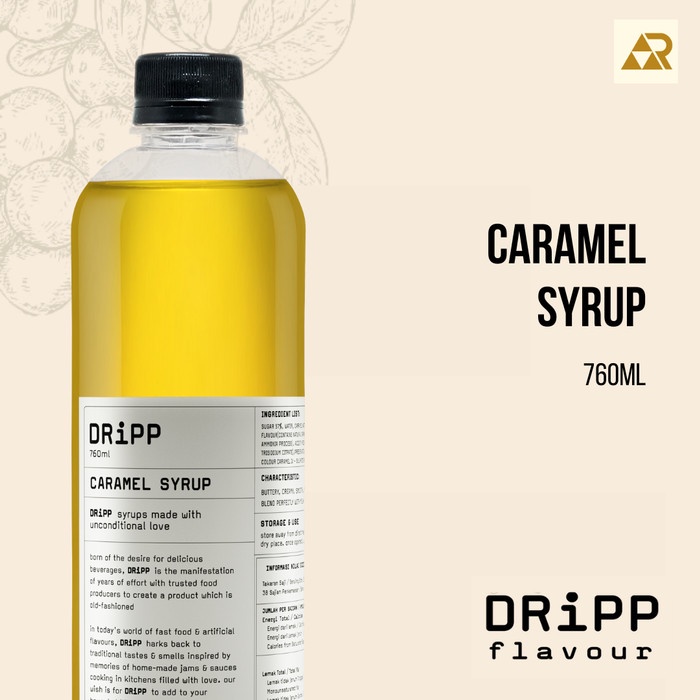 

DRIPP CARAMEL SYRUP - 760ML