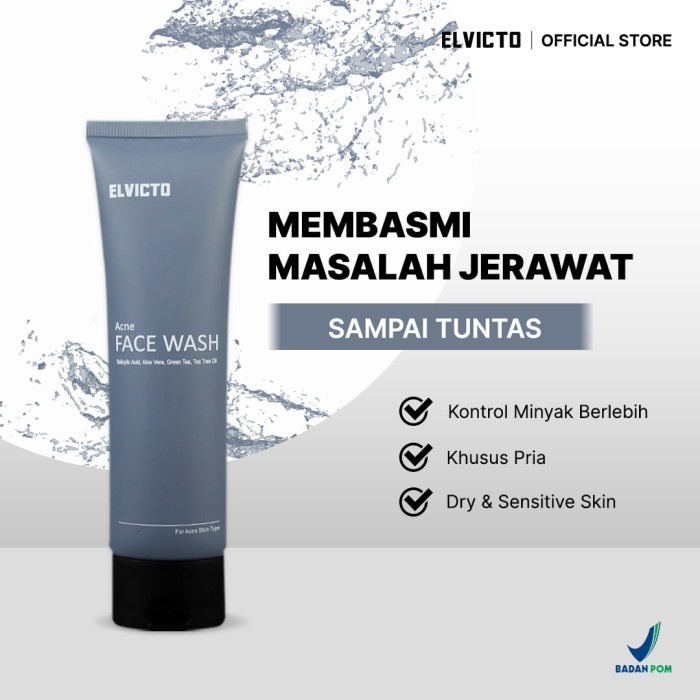 Terbaru  Elvicto Acne Face Wash