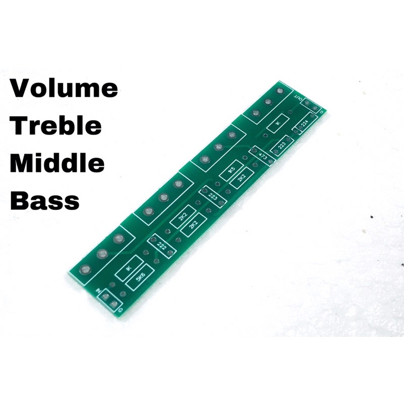 PCB Mono Pasif Tone Control Plus Middle
