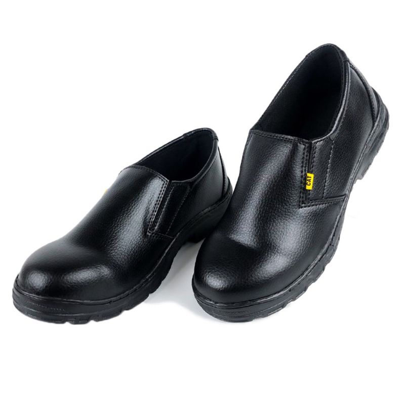 sepatu safety slip on ujung besi, sepatu safety kerja lapangan dan proyek