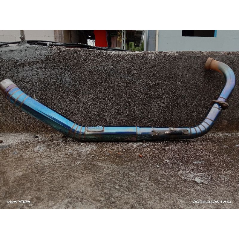 header/pipa knalpot RCX speed Ceng road race satria F150 karbu inlet 50mm