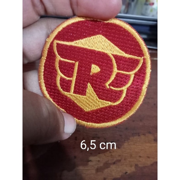patch bordir royal enfield 6,5 cm aksesoris tempelan baju