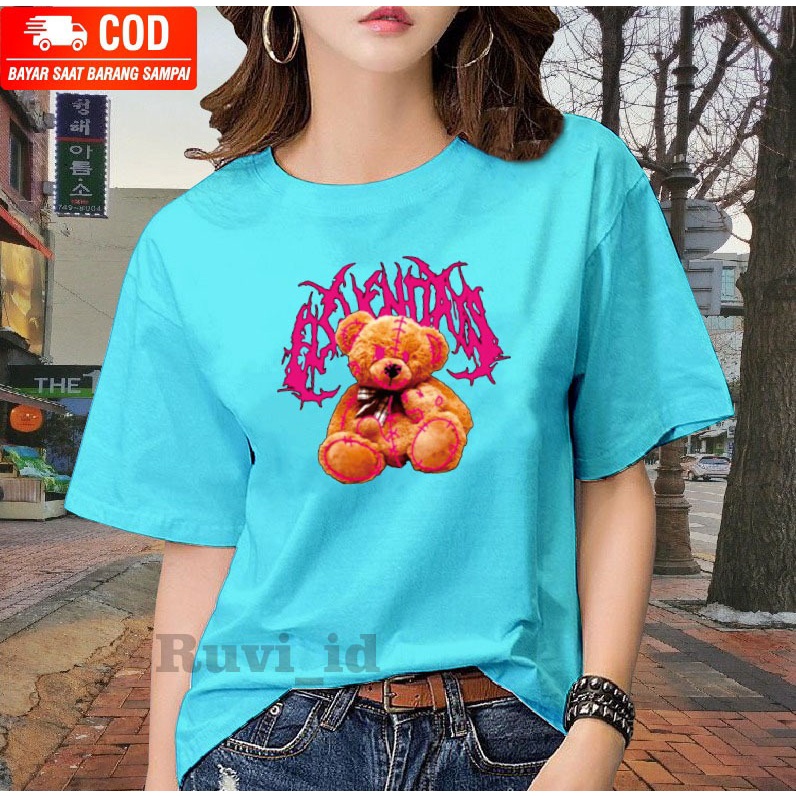 Ruvi_id-KAOS DISTRO / BELI 3 GRATIS HEADSET EXTRA BAS / KAOS BERUANG KEKINIAN / KAOS WANITA / KAOS PRIA / KAOS WANITA KOREAN STYLE / KAOS IMPORT / KAOS OBLONG / BLUS / T-SHIRT / ATASAN KEKINIAN / KAOS TERLARIS / KAOS KATUN / KAOS OVERSIZE / KAOS MURAH