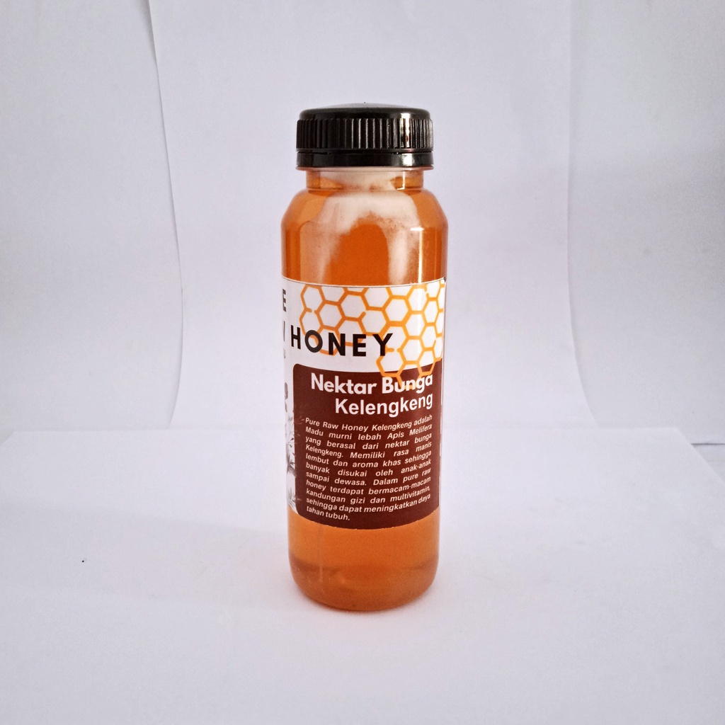 Madu Murni 350 GRAM Nectar Bunga Liar-Raw Honey