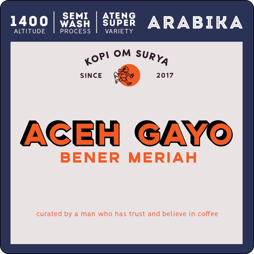 

Kopi Gayo Aceh Arabica Semiwash 250gr Roasted oleh kopi om surya